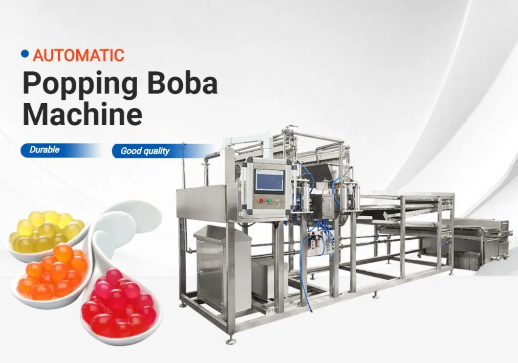 Tg Automatic Boba Balls Machine Milk Tea Ice Cream Toppings Poping Boba Production Line for Beverage Store